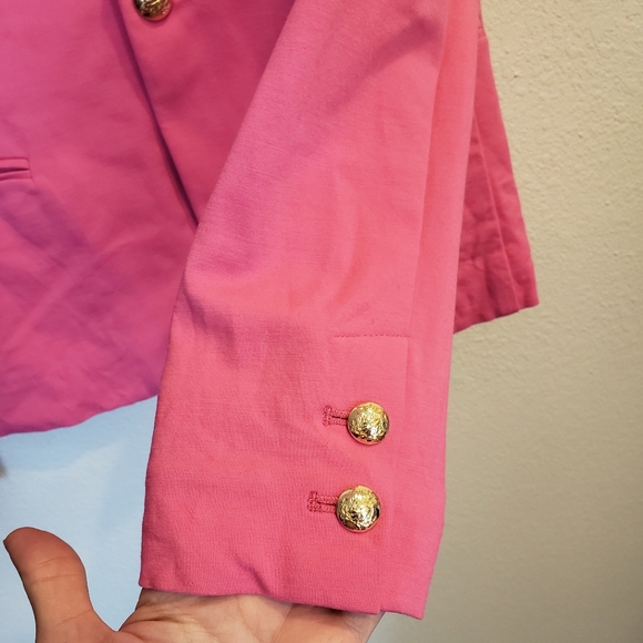 Juicy Couture pink blazer suit jacket women's size medium M - Picture 4 of 4